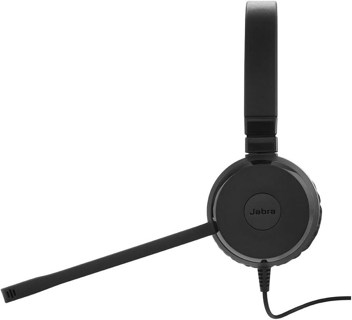 Jabra Evolve 20 UC Stereo Headset – Unified Communications Headphones for VoIP Softphone with Passiv