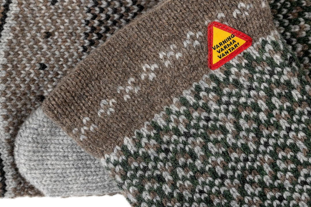 ÖJBRO VANTFABRIK Fäustlinge 4 Lagen 100% Merinowolle versch. Modelle, Grösse S-L (6-11) Handschuhe S