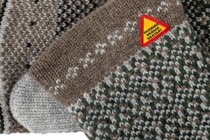 ÖJBRO VANTFABRIK Fäustlinge 4 Lagen 100% Merinowolle versch. Modelle, Grösse S-L (6-11) Handschuhe S