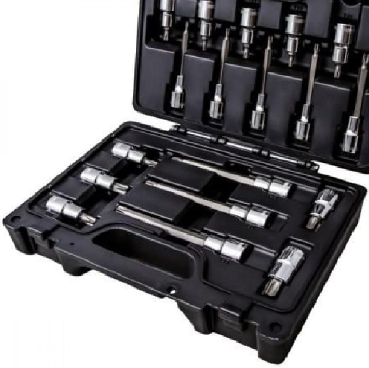 Beta BW 923E-TX/C18 - Sortiment mit 18 steckschlüsseln für Torx®-Schrauben im kunststoffkasten Nachf
