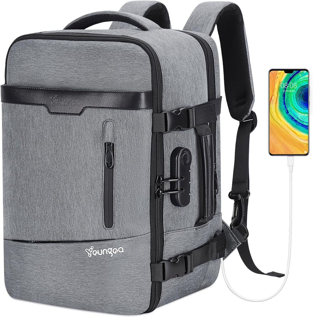 YOUNGOA Handgepäck 40x20x25 Reiserucksack Reisetasche für Ryanair Flugzeug mit LaptopFach 20L YG063