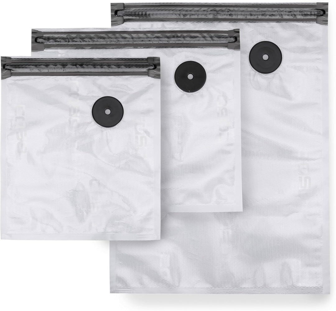 CASO Vacu ZIP-Adapter Set - Vakuumzubehör bestehend aus einem ZIP-Adapter, einem Vakuumschlauch, 10