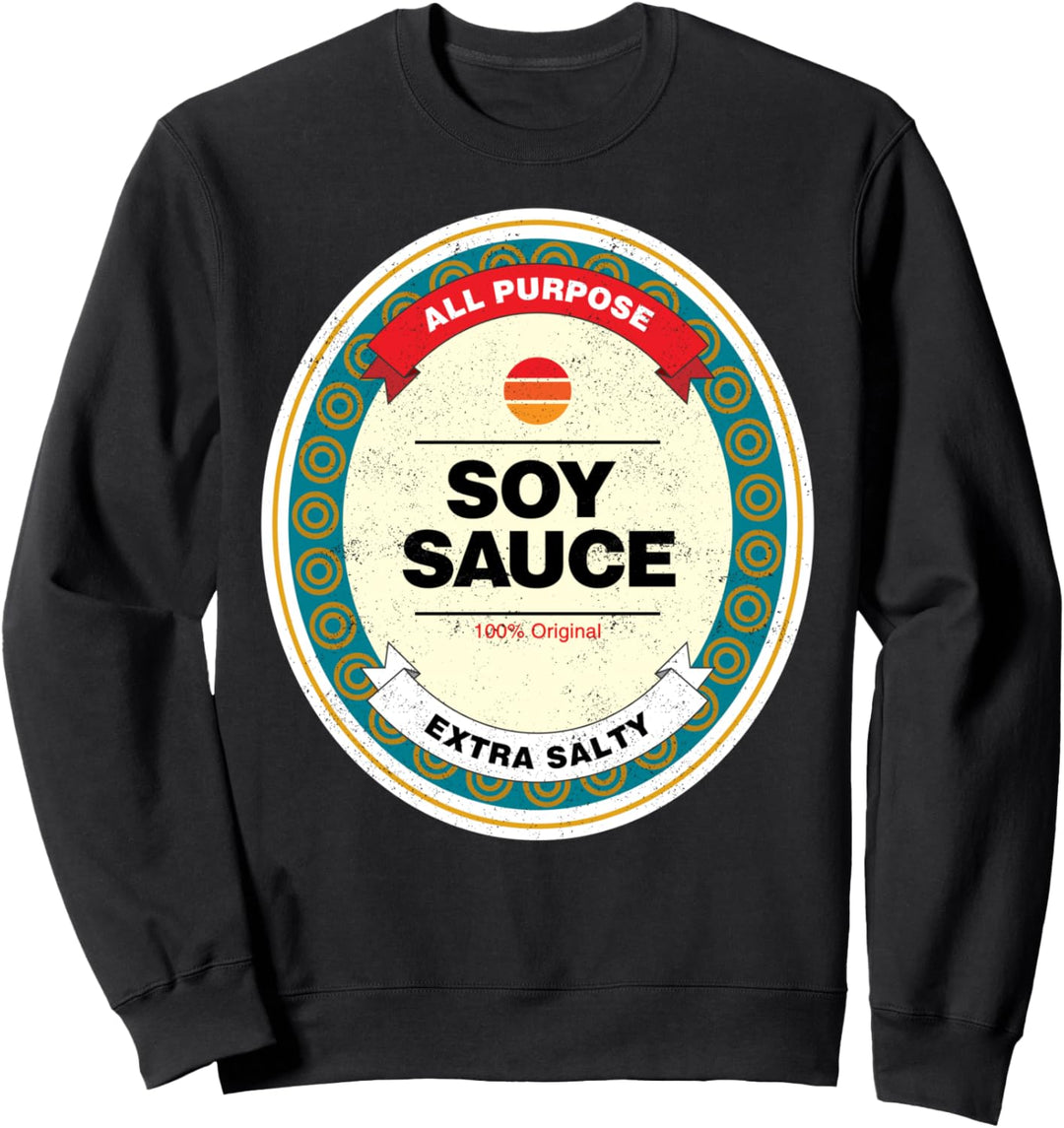 Sojasauce Lustiges Halloween-Kostüm Sweatshirt