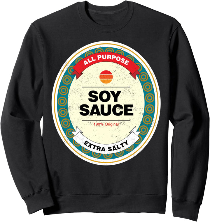 Sojasauce Lustiges Halloween-Kostüm Sweatshirt