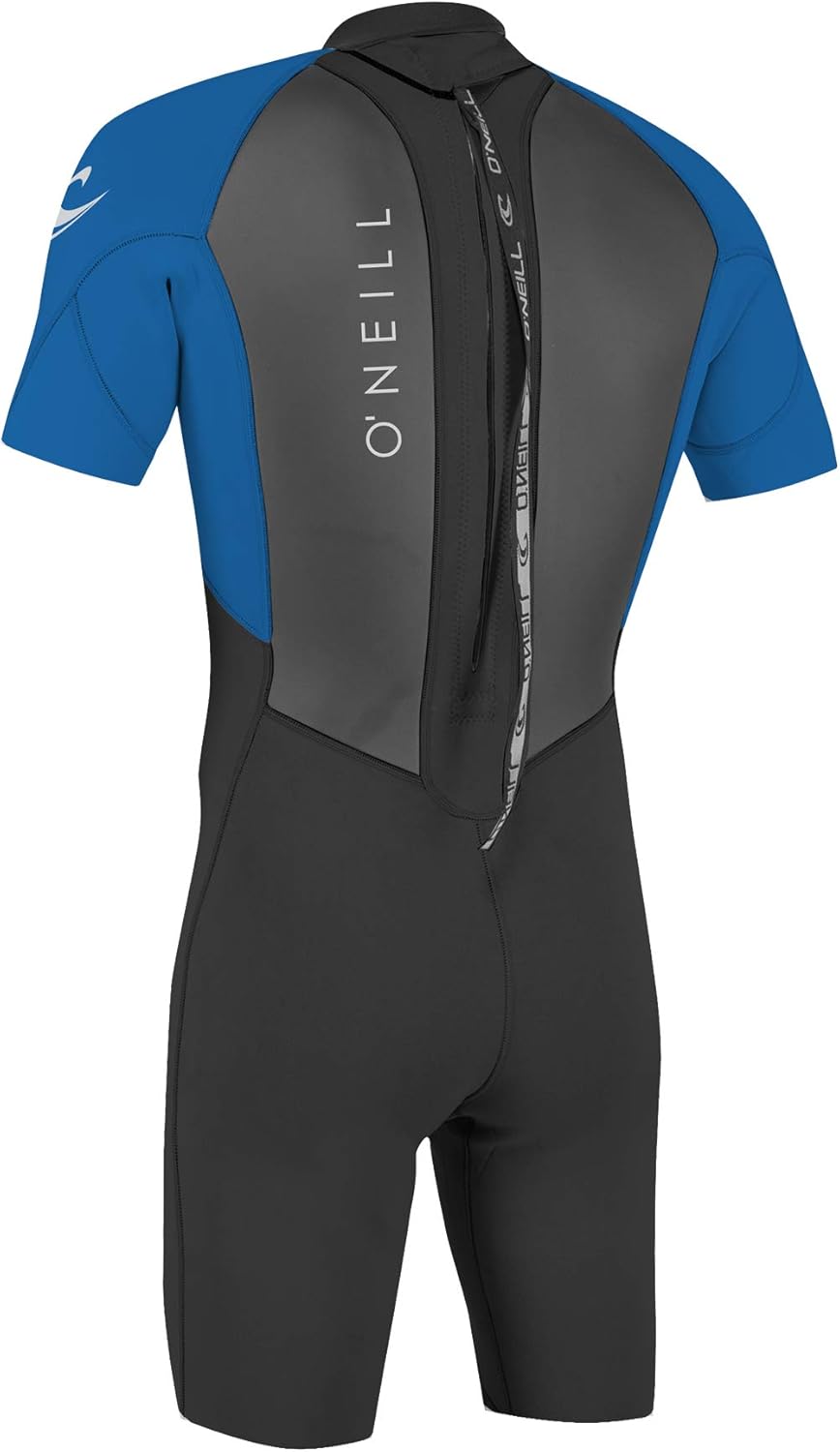 O'Neill Herren Reactor-2 2mm Back Zip Spring Neoprenanzug 3XL Black/Ocean, 3XL Black/Ocean