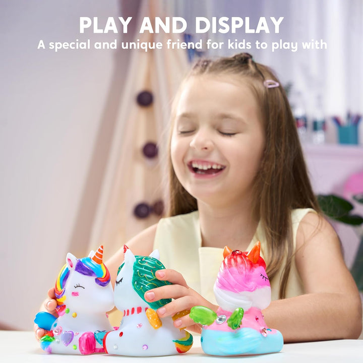 Klever Kits Einhorn Lampe Bastelset Kinder ab 6+ jahre,Basteln Mädchen ab 6 7 8 9 10 11 12 jahre,Kre