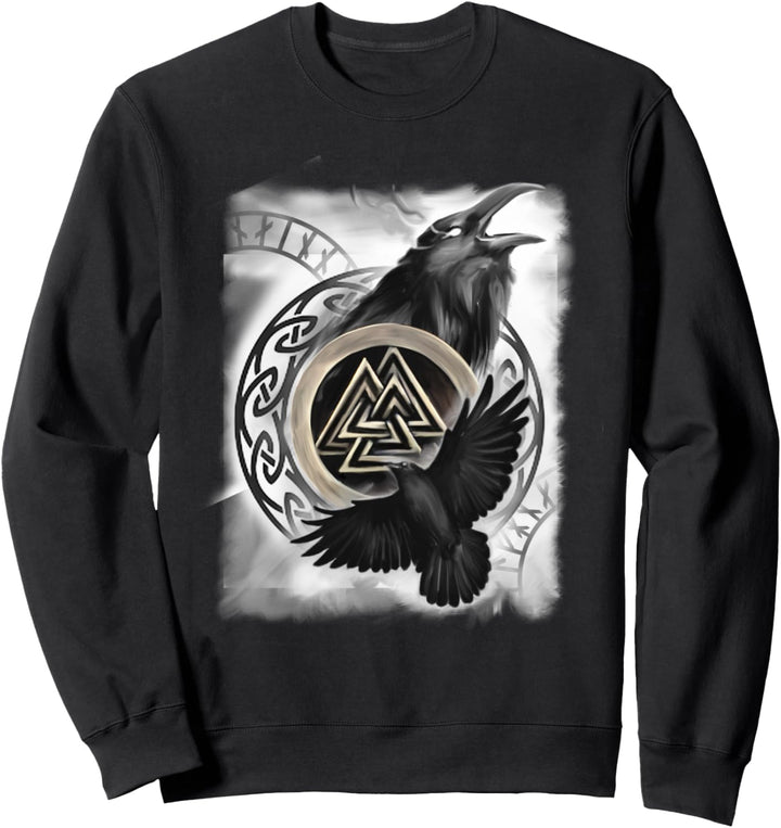 Wikinger Rabe Geschenk Wikinger Odin Sweatshirt