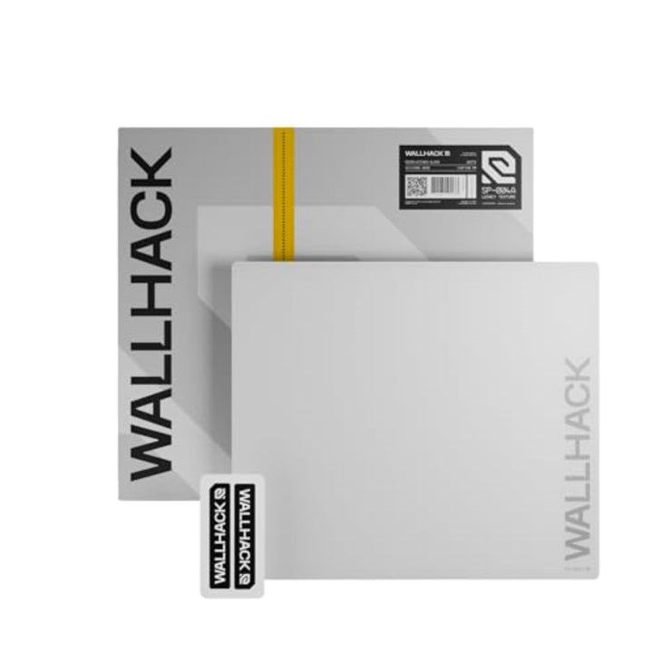 Wallhack SP-004A Glas Gaming Mauspad – 4. Gen mikrogeätzte Oberfläche, grosses Mauspad für Esports,