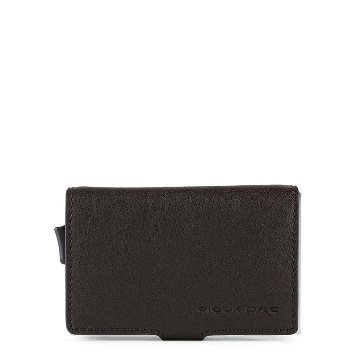 Piquadro Blue Square Kreditkartenetui Leder 10 cm