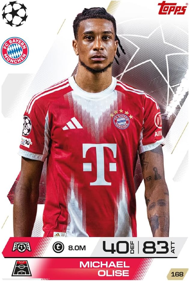 Topps UCC Match Attax 2025/26 - Display Box - enthält 32 Pakete mit 4 speziellen Einsteckkarten pro