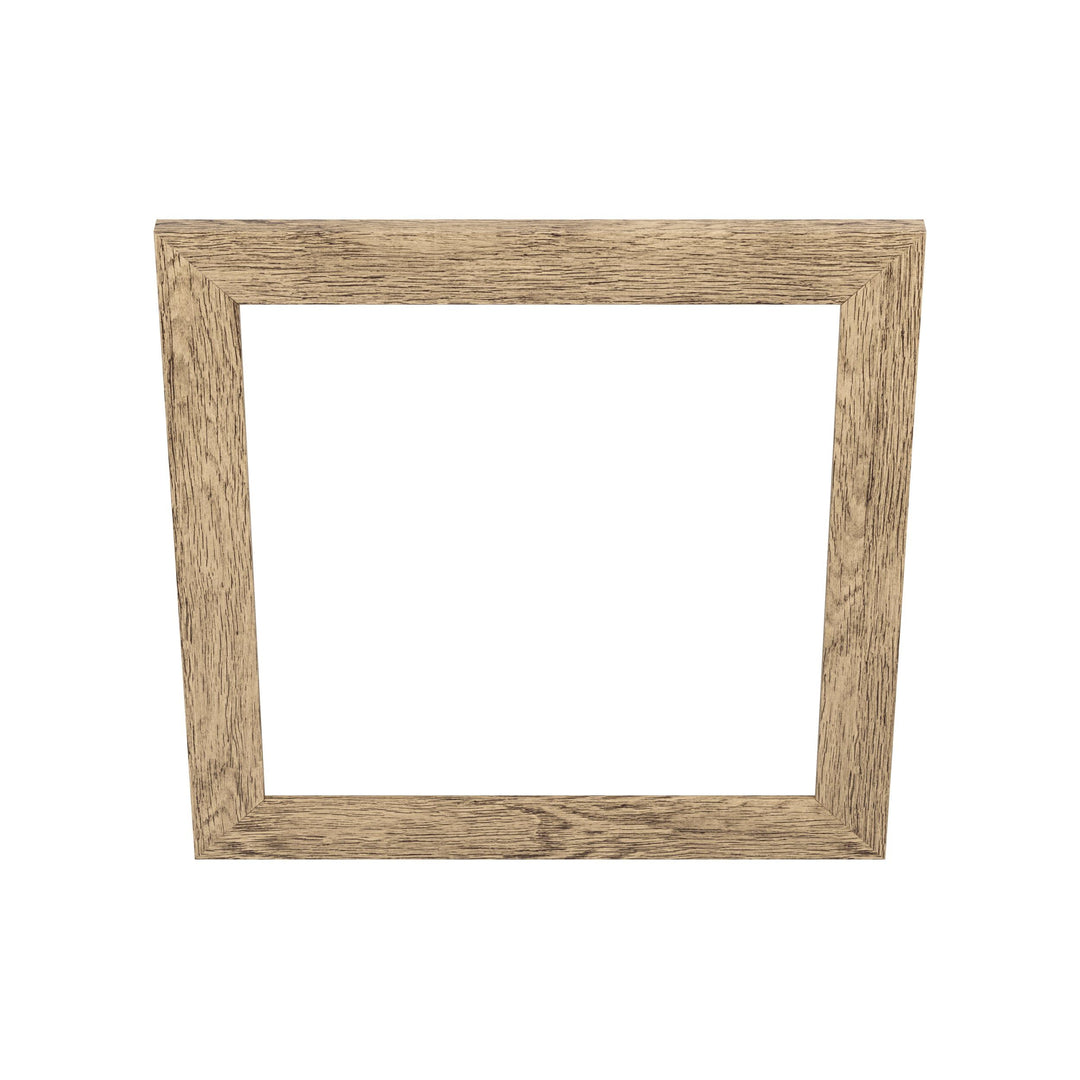 EGLO Deko-Rahmen aus Holz, Zubehör für LED Panel Salobrena 45 x 45 cm, quadratischer Holz-Rahmen in