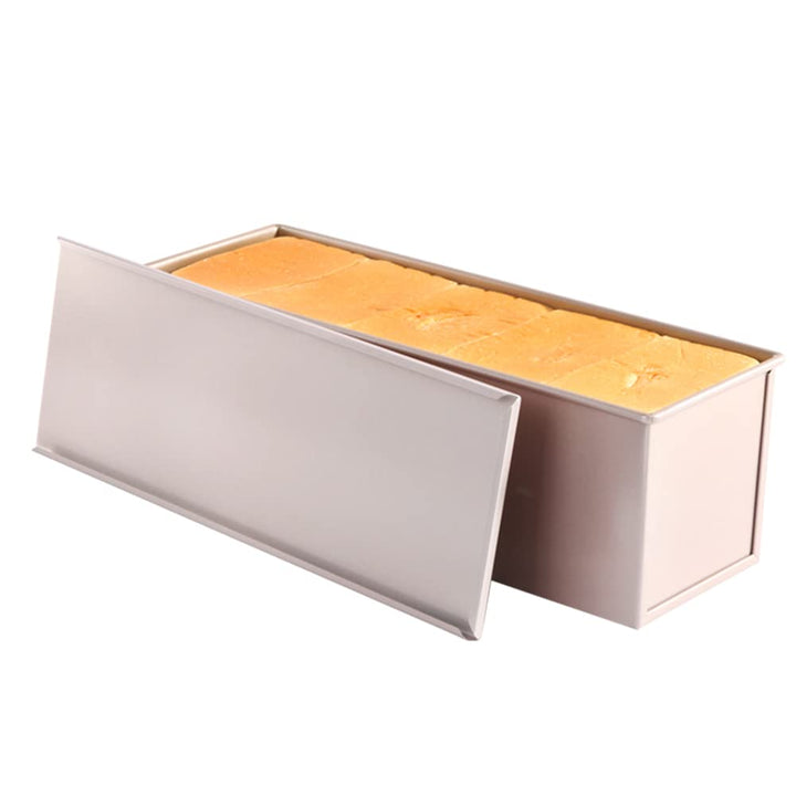CANDeal Für 1200g Teig Toast Brot Backform Gebäck Kuchen Brotbackform Mold Backform mit Deckel, 1200