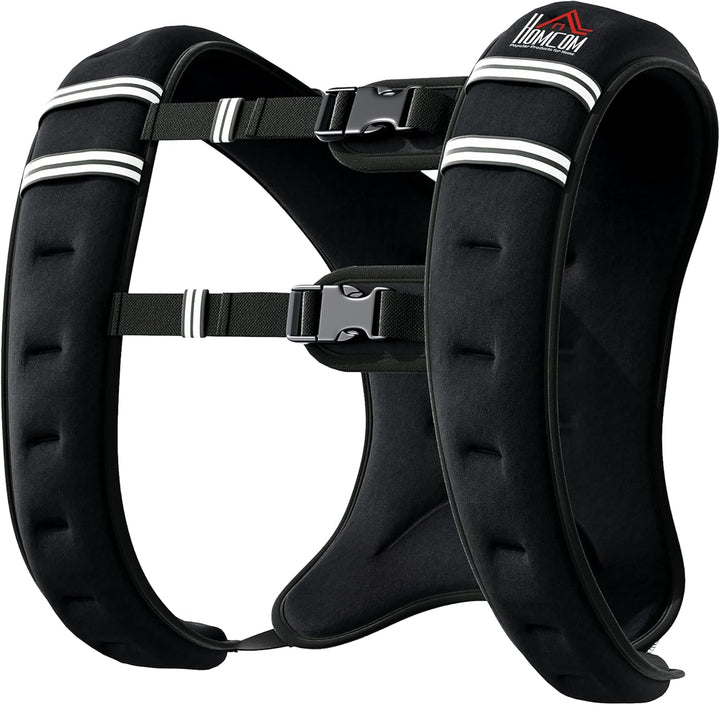 HOMCOM Gewichtsweste Weight Vest 10 kg verstellbar für Gewicht Tranning Krafttrainning Mann/Frau Oxf