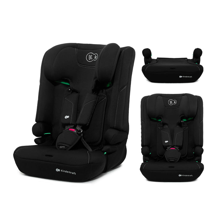 Kinderkraft I-COMFY, Autositz, Für Kinder, Reguliert (76-150cm), Verstellbare Rückenlehne, 5-Punkt-S
