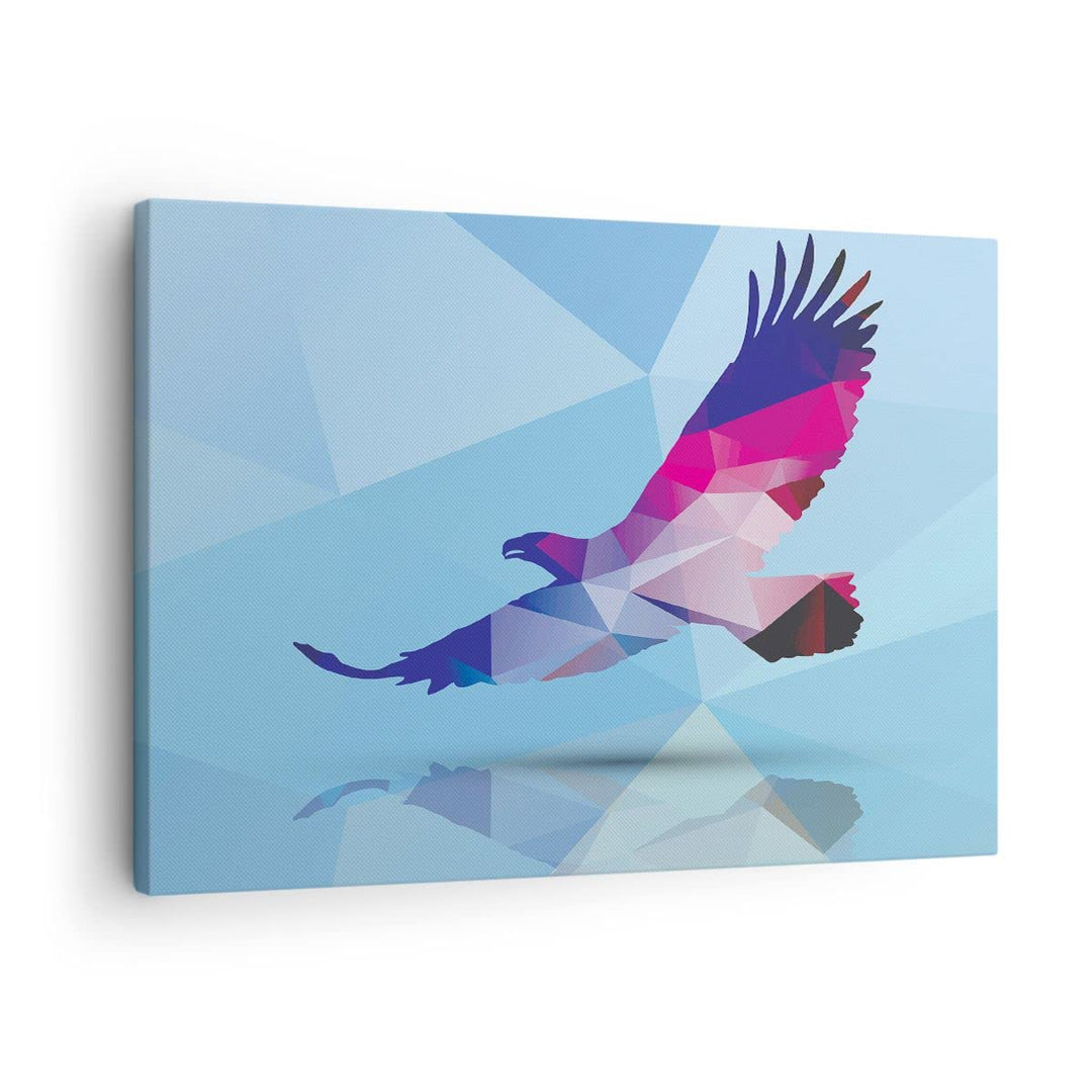 Bilder auf Leinwand Eagle Illustration modern Grafik Leinwandbild 70x50cm Wandbilder Dekoration Wohn