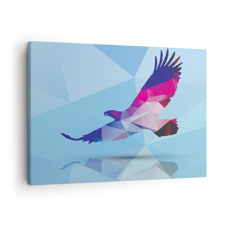 Bilder auf Leinwand Eagle Illustration modern Grafik Leinwandbild 70x50cm Wandbilder Dekoration Wohn