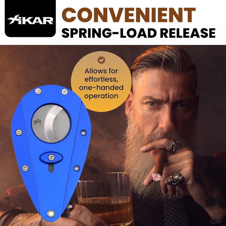 Xikar Cutter Xi1 Metall Blau (100BL), Blau