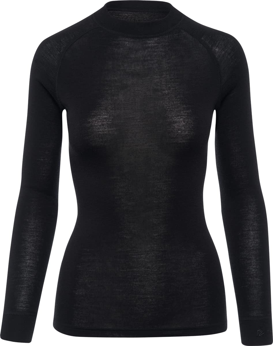 Thermowave Damen Merino Warm Unterhemd S Schwarz, S Schwarz
