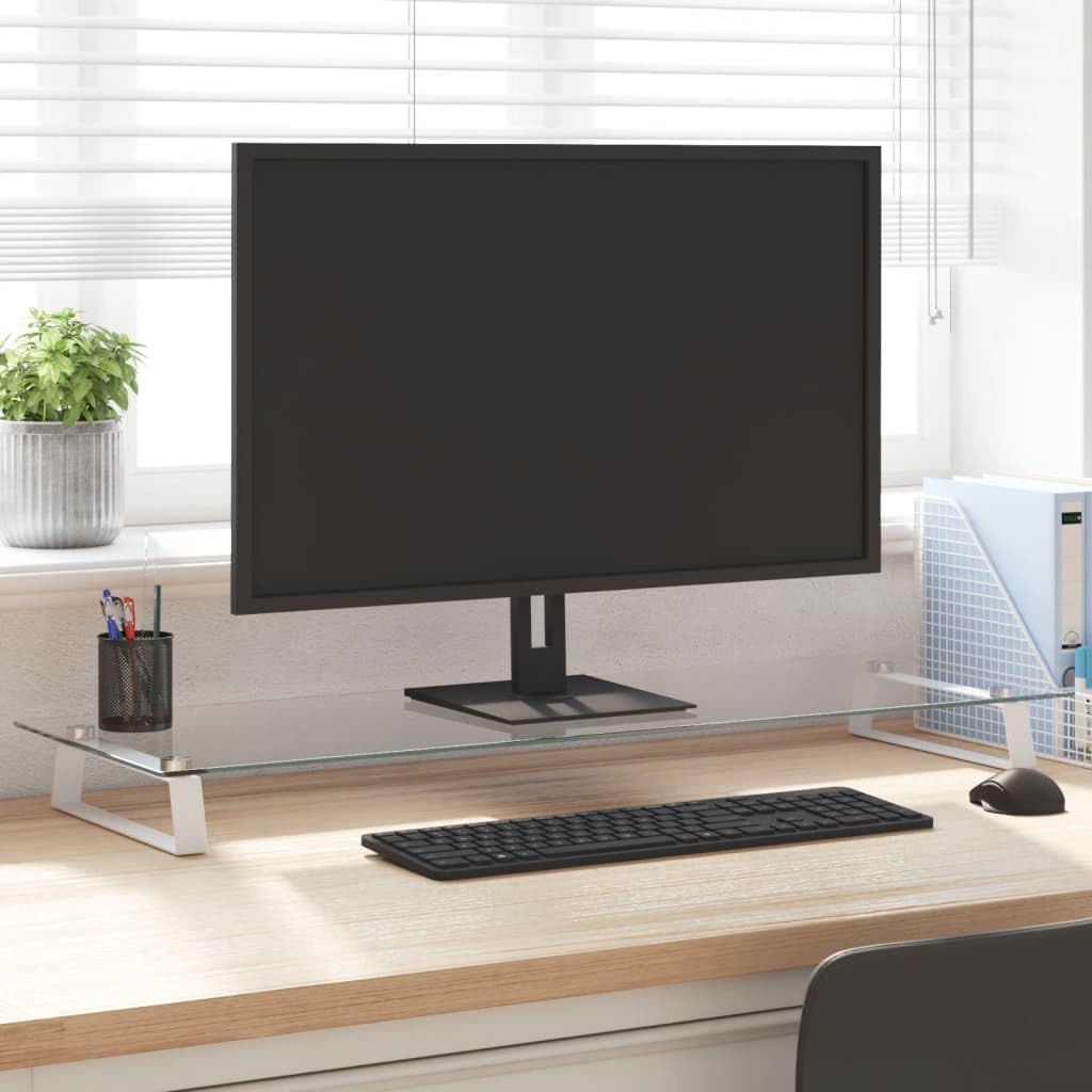 vidaXL Monitorständer, Monitorerhöhung mit Stauraum, Ständer Halterung für Monitor Laptop Drucker, S