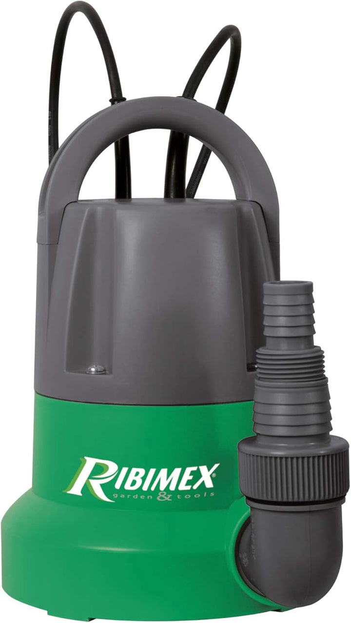 Ribimex PRPVC401SP Tauchpumpe Drainage 400 W, grün/grau, 27 x 16 x 24 cm Einzigartig, Einzigartig