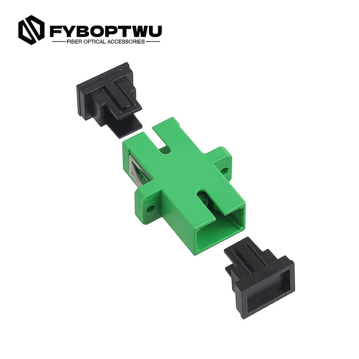 25 Stück SC Faser-Optik-Koppler SC Singlemode (SM) Simplex Faser-Optik-Adapter SC-Weiblich zu SC-Wei