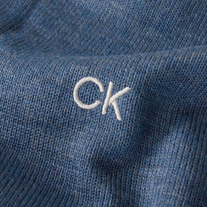 Calvin Klein Herren mit Rundhalsausschnitt aus weicher Baumwolle Sweater M Denim Marl, M Denim Marl