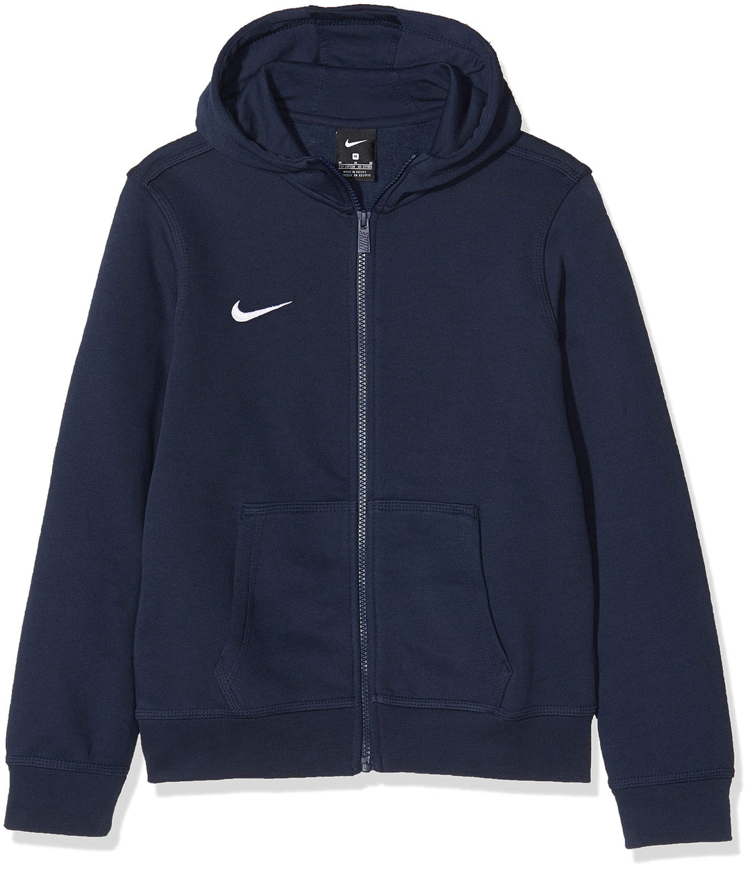 Nike Kinder Sweatshirt Team Club Full Zip Kapuzenjacke,Blau (Royal Blue/Royal Blue/Football White),