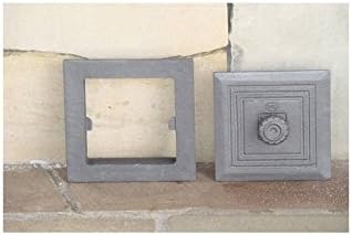 Sellon24® Revisionstür Gusseisen Backofentür Aschetür Kachelofentür Steinbackofentür H1701