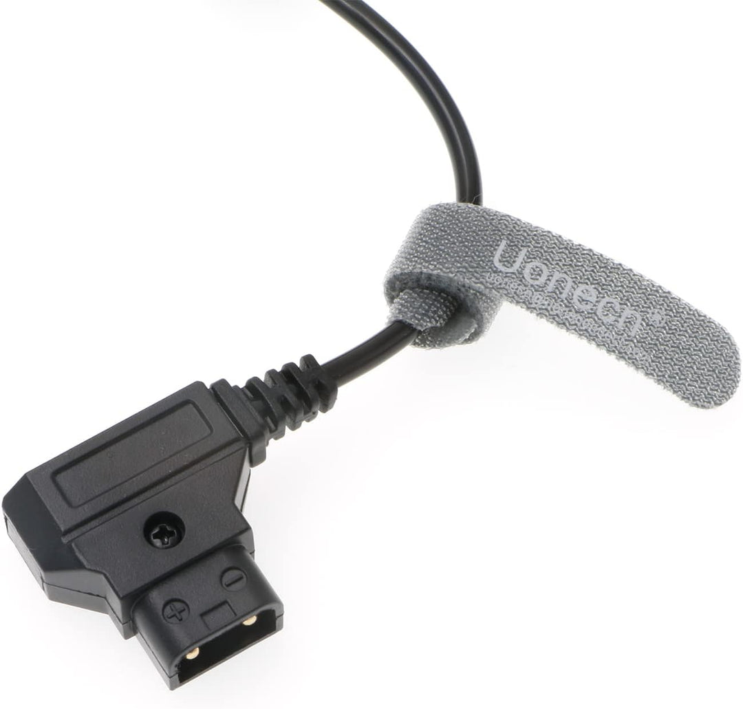 Uonecn LP-E6 Dummy Akku zu D-Tap Spiral Kabel für Canon 5D4 5DSR 5D2 5D3 6D 60D 7D2 70D 80D