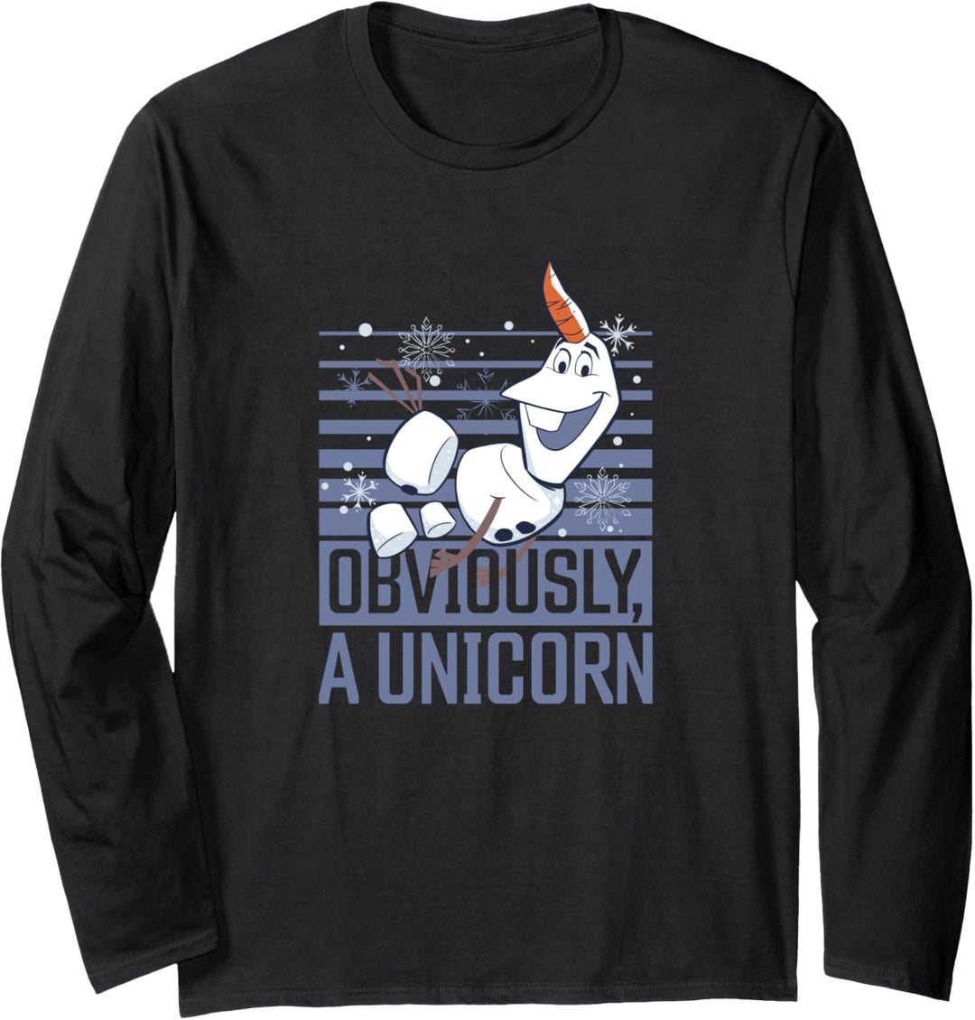 Disney Frozen 2 Olaf Obviously A Unicorn Langarmshirt