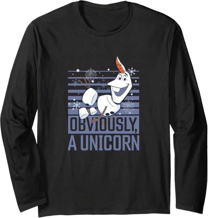 Disney Frozen 2 Olaf Obviously A Unicorn Langarmshirt