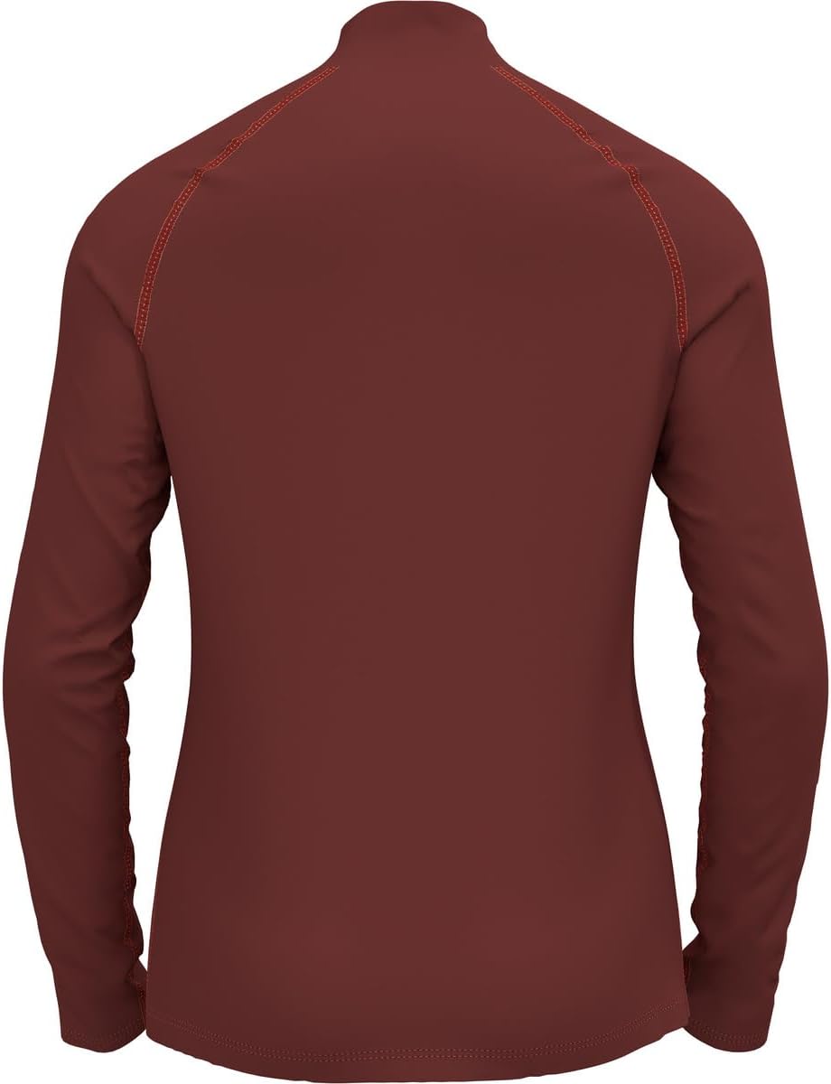 Odlo Damen Berra Half Zip Longsleeve M Spiced Apple, M Spiced Apple