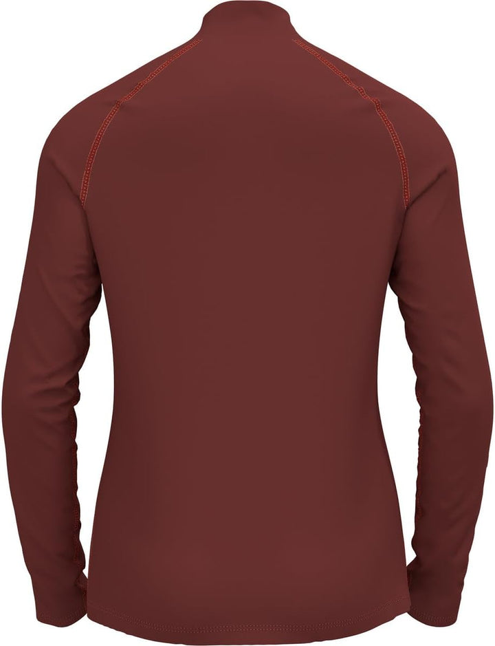 Odlo Damen Berra Half Zip Longsleeve M Spiced Apple, M Spiced Apple