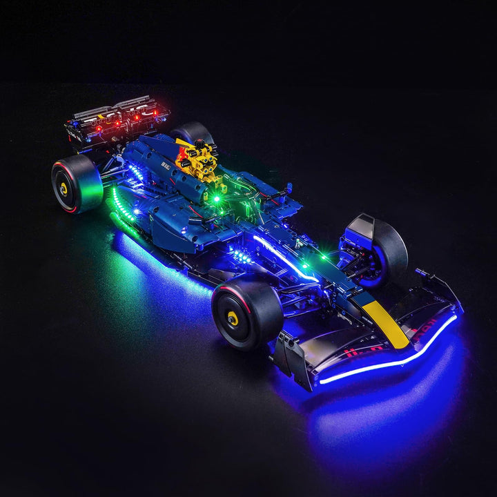 Fernbedienung Licht-Kit Kompatibel mit Lego 42206 Oracle Red Bull Racing RB20 F1 Car (Kein Modell),