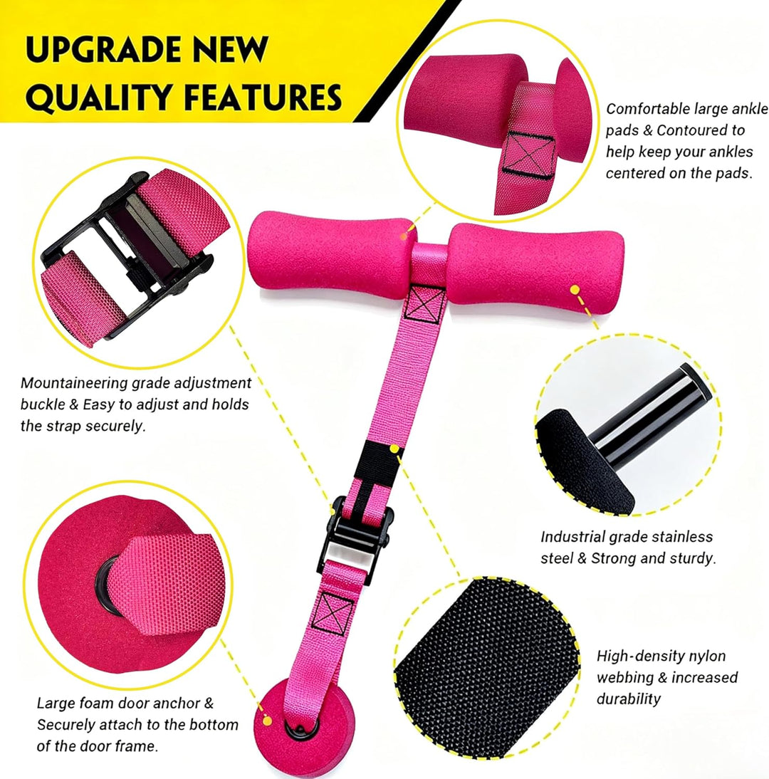 Nordic Hamstring Curl & Sit-Up Hilfe – Portable Ab Machine für effektives Bauchmuskeltraining – Bauc