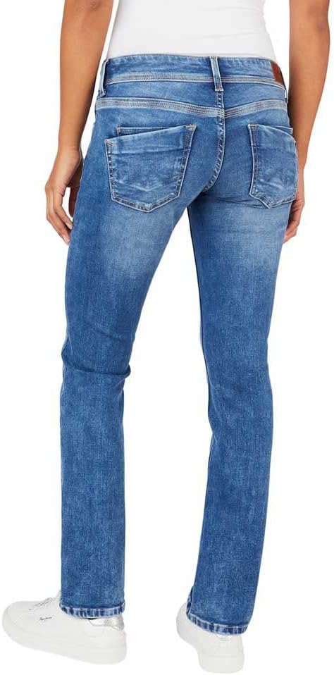 Pepe Jeans Damen Saturn Jeans 33W / 32L Blue (Denim-hs4), 33W / 32L Blue (Denim-hs4)