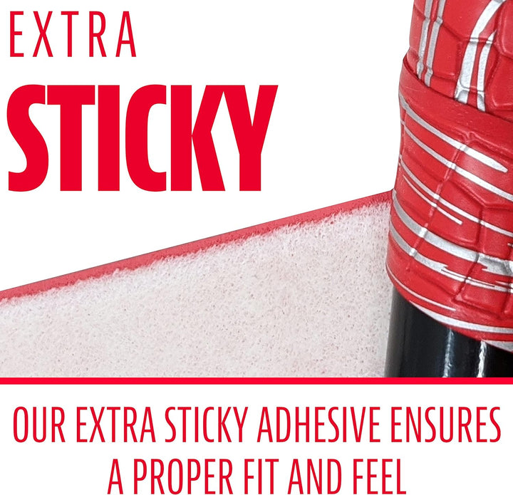 Franklin Sports Gator Grip Schläger-Griffband chrom-rot, chrom-rot