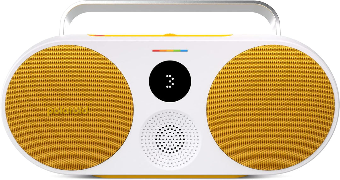 Polaroid P3 Music Player (Yellow) - Retro-Futuristic Boombox Wireless Bluetooth Speaker Rechargeable