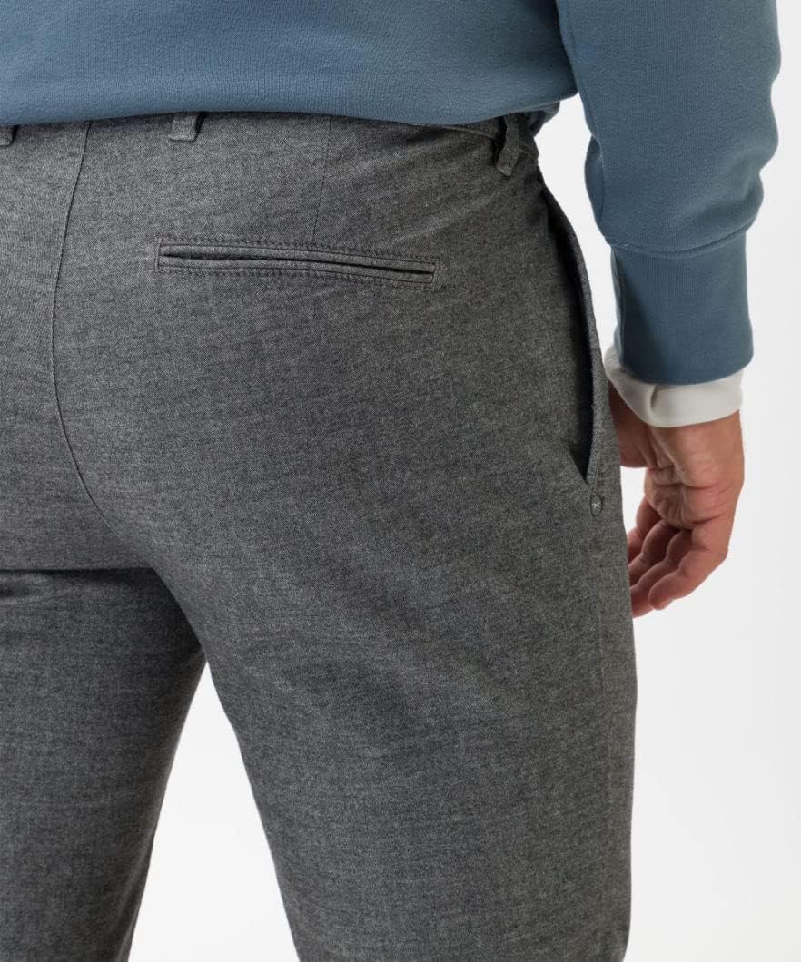 BRAX Herren Style Fabio K Woolook Hose 32W / 30L Grau (Graphit 05), 32W / 30L Grau (Graphit 05)