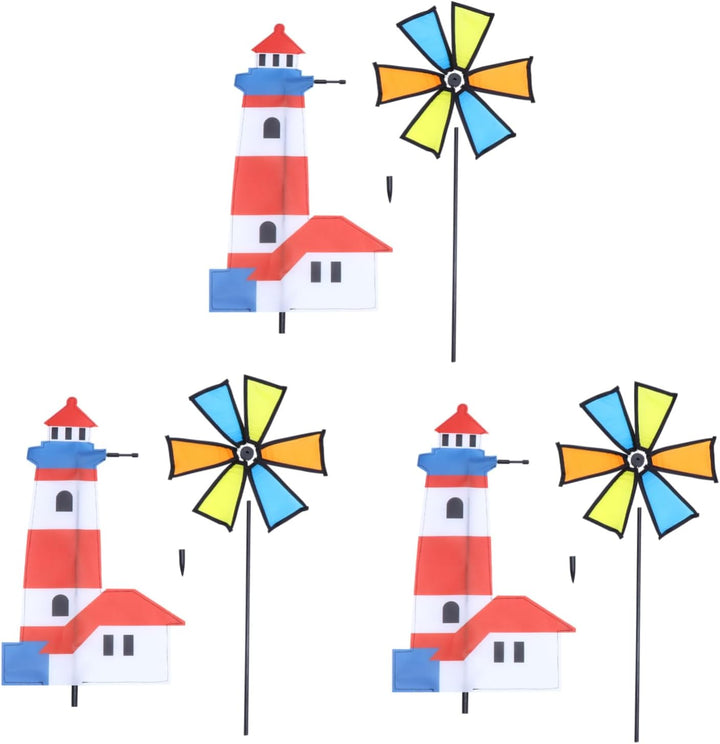 TOYANDONA 3st Windmühle Für Kinder Aus Stoff Windräder Selber Machen Windmühlendekore Aus Stoff Wind