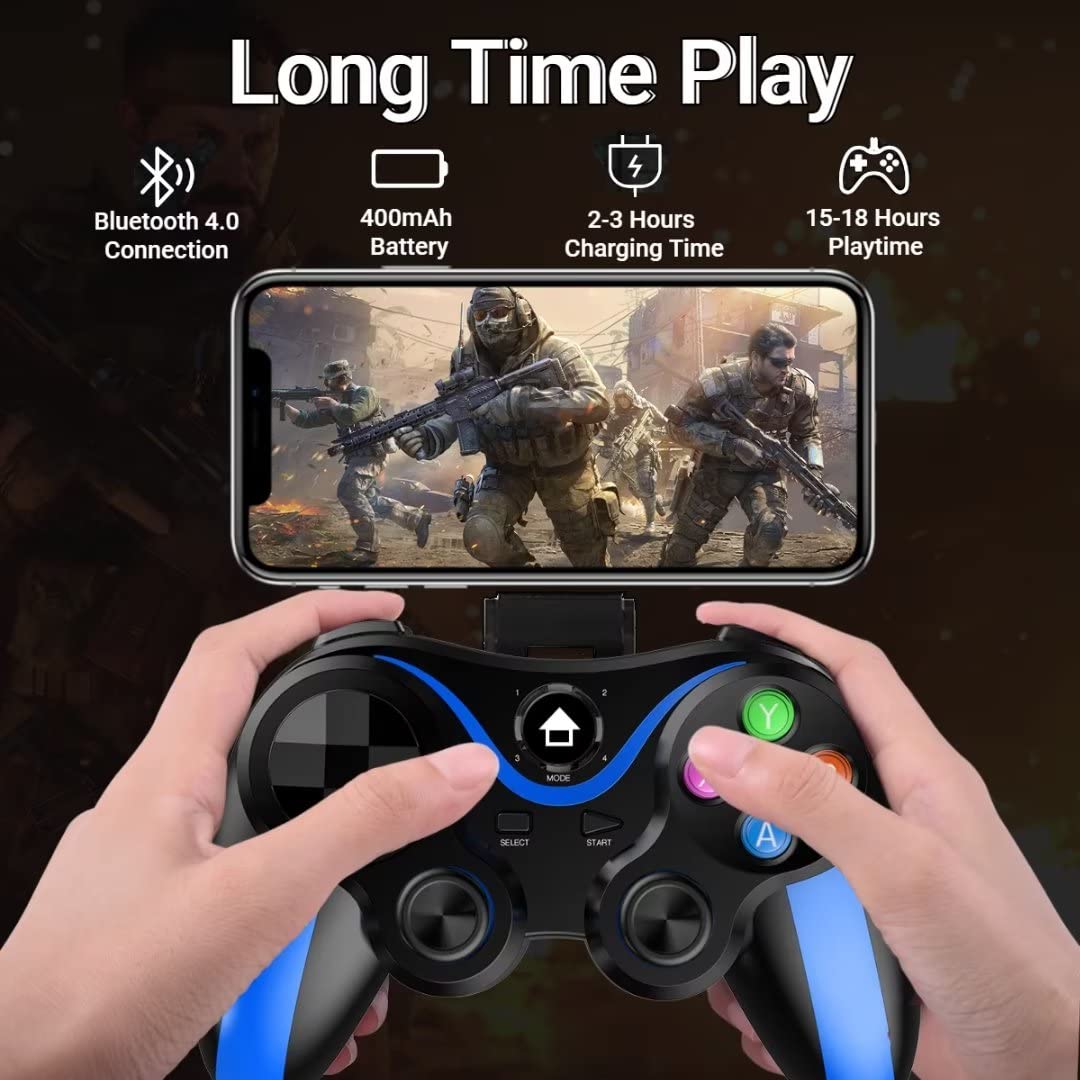 arVin Mobile Game Controller für iOS/Android, Wireless MFi Gamepad für iPhone 14/13/12/11, für Samsu