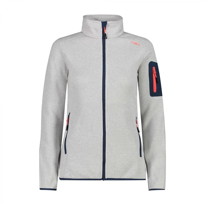 CMP Damen Fleecejacke Jacke 34 Knochenrotes Fluo, 34 Knochenrotes Fluo