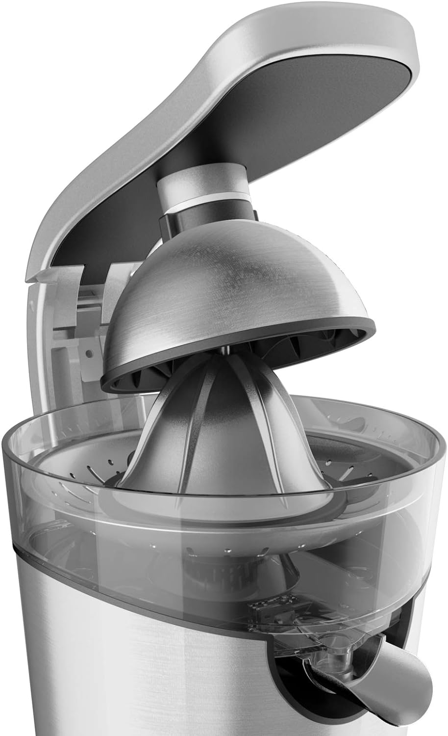 Moulinex Vitapress Pro PC700D Elektrischer Entsafter, 300 W, Edelstahl, direkt am Becher, abnehmbare