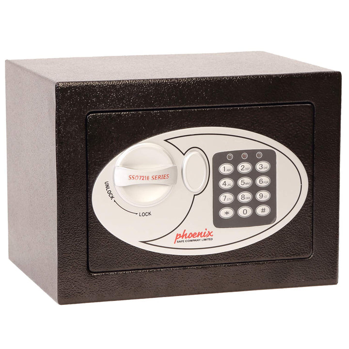 phoenix Einbruchschutztresor Home/Office 0701EB Schwarz, Schwarz