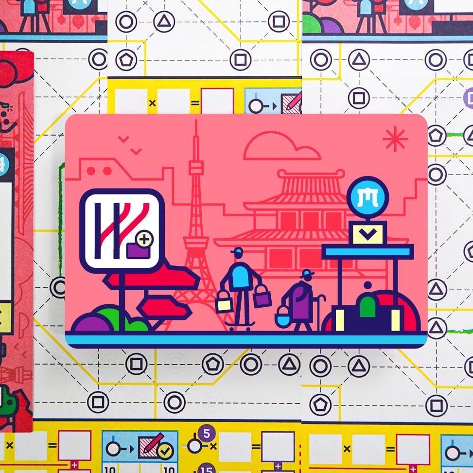 HCM Kinzel Bundle Next Station Tokyo und Paris Brettspiel, 2 Spiele Set, Flip und Write - Plane U-Ba