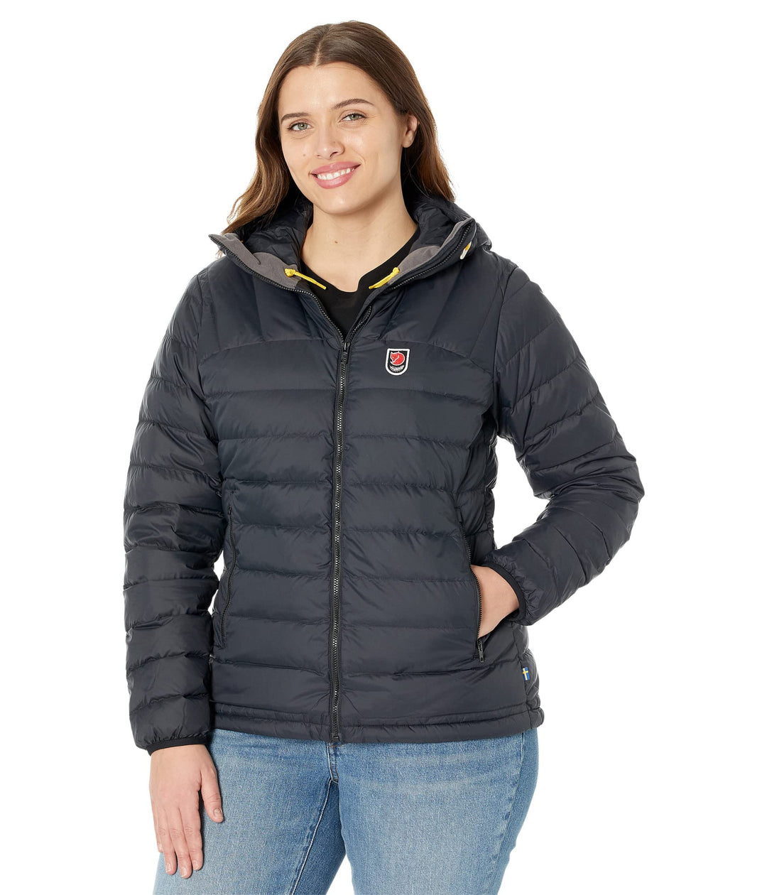 Fjällräven Damen Expedition Pack Down Hoodie W Jacket XS Schwarz, XS Schwarz
