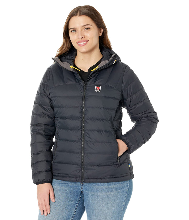 Fjällräven Damen Expedition Pack Down Hoodie W Jacket XL Schwarz, XL Schwarz