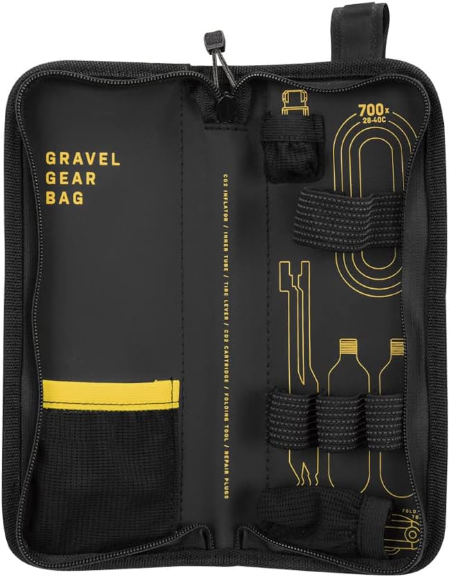 Topeak Unisex – Erwachsene Gear Bag Gravel horizontale Schlauchtasche mit Klettverschluss und Zubehö