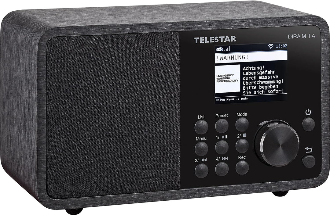 Telestar DIRA M 1 A - Digitalradio/Internetradio (DAB+ / DAB/UKW/FM/Internet, WLAN, Bluetooth 5.1, F
