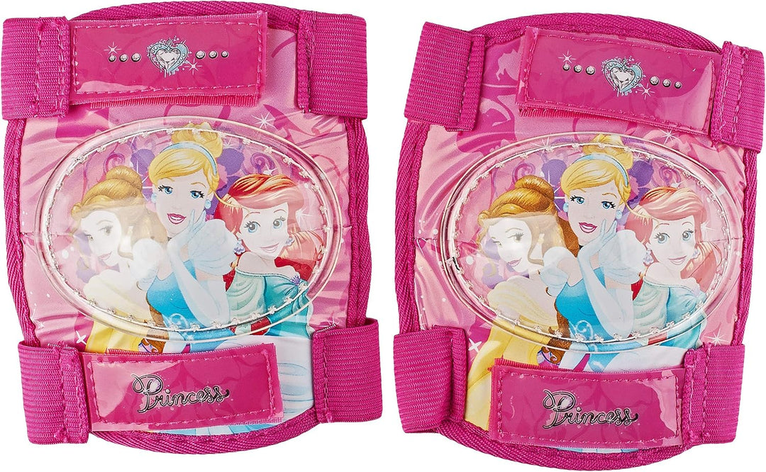 4 TLG. Kinder Set KNIESCHÜTZER 3 Prinzessinnen - ELLENBOGENSCHÜTZER Knieschoner - Schützer z.B. für